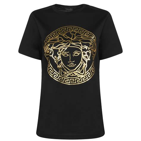 versace t shirts womens|Versace t shirt medusa.